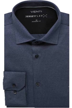 Venti Jerseyflex Jersey shirt blauw, Motief