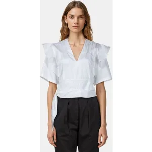 IRO Paris Kibaoni Top Ecru/white