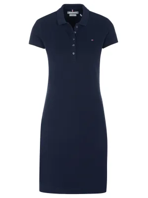 Tommy Hilfiger HERITAGE SLIM POLO DRESS Jurk nachtblauw
