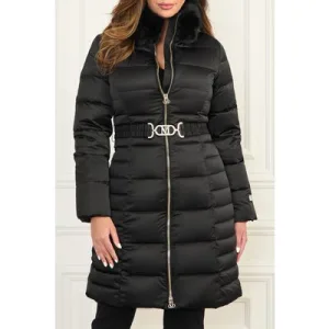 GUESS Jastin Down Midi Jac Jet Black A996