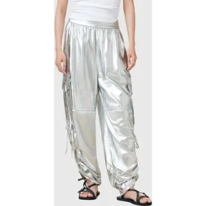 AllSaints Kaye Trouser Metallic Silver