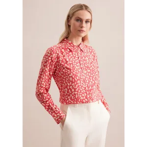 seidensticker Overhemdblouse Zwarte roos