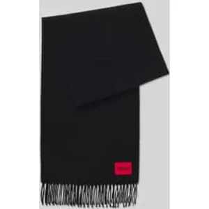 HUGO Sjaal van wolmix, model ‘JUSTER’