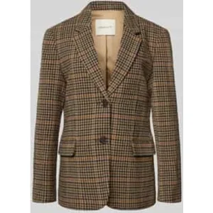Gant Wollen blazer met reverskraag, model ‘HOUNDSTOOTH’