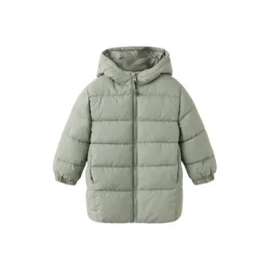 Mango Kids gewatteerde jas groen