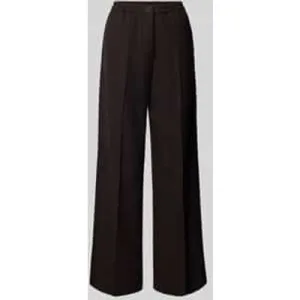 Marc O’Polo Regular fit broek met wijde pijpen