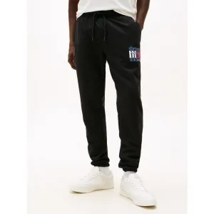 TOMMY JEANS Sweatbroek TJM RWB FLAG Joggingbroek, print, elastische band, slim fit