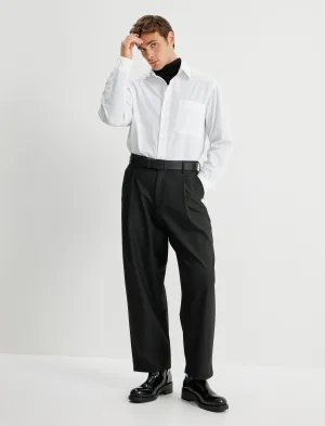 Koton OVERHEMDEN LANGE MOUW BSC Halve Italiaanse kraag Lange mouw Overhemd