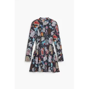 Desigual A-lijn jurk zwart