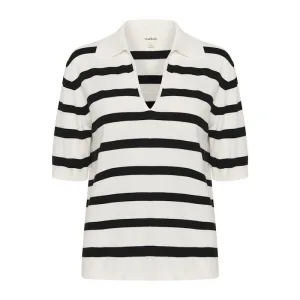 Gestreepte polo voor dames Soaked in Luxury Spina