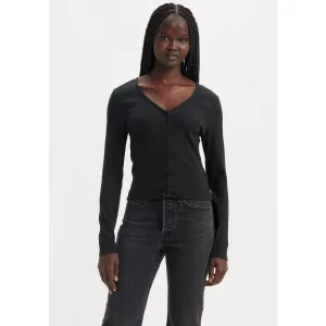 Levi’s® Vest met knoopsluiting en in structuur-look