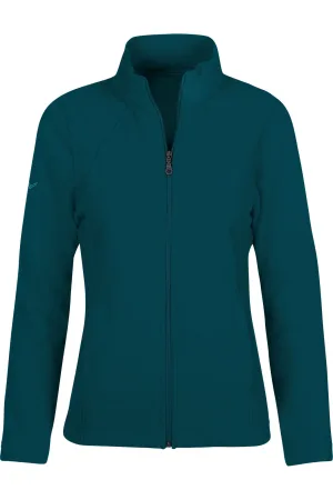 TRIGEMA Fleece jas saffier, Effen