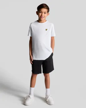 Lyle & Scott Brushback Fleece Shorts voor jongens – Zwart