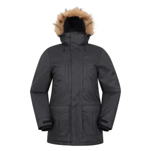 Mountain Warehouse Heren Gorge II Long Jacket (Zwart)