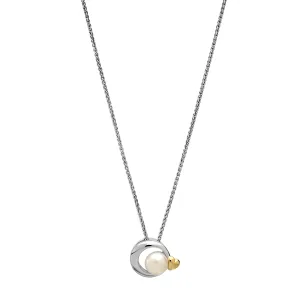 Orphelia ‘Mathilde’ Dames 925 Zilveren Ketting met Hanger – Zilver/Goud ZH-7510/G