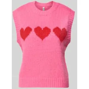 Pieces Regular fit grof gebreide spencer, model ‘JOVE’