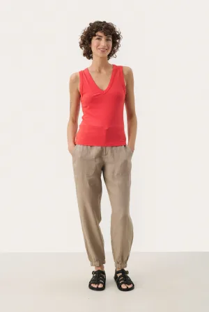 Jersey top Regular fit Bittersweet red