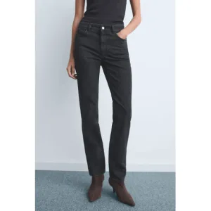 Mango slim fit jeans black denim