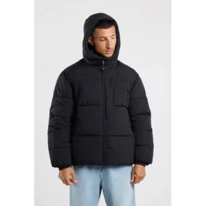 America Today gewatteerde jas zwart