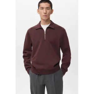 Mango Man sweater donkerrood