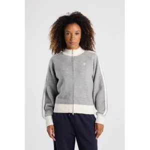 America Today gebreid vest grijs