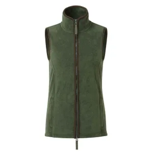 Premier Dames/dames Artisan Fleece Gilet (Mosgroen/bruin)
