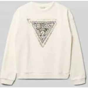Guess Sweatshirt met labelprint en ronde hals