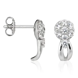 Orphelia Dames 925 Sterling Zilveren Stud Oorbellen – Zilver ZO-5105
