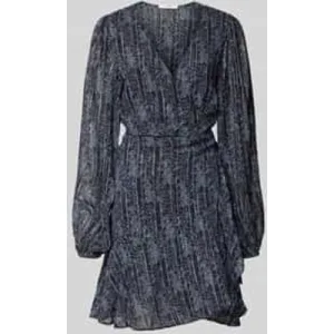 Pepe Jeans Nauwsluitende wikkeljurk met details van effectgaren, model ‘MAISA’