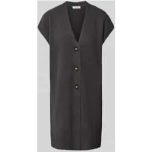 Christian Berg Woman Mouwloos vest met kapmouwen en V-hals