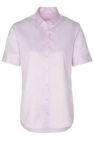 ETERNA Cover Shirt Dames Overhemd roze, Effen