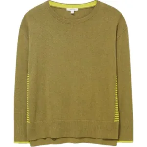White Stuff Olive Jumper Deep Green