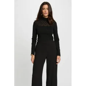 Morgan gebreide trui zwart