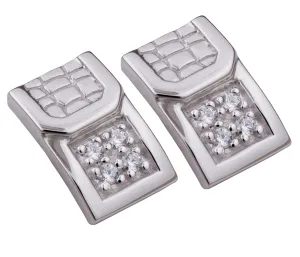 Orphelia Dames 925 Sterling Zilveren Stud Oorbellen – Zilver ZO-5902