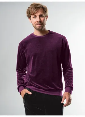 Trigema Sweatshirt TRIGEMA Nicki-shirt