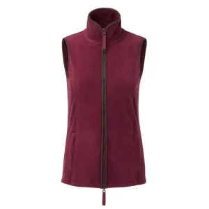 Premier Dames/dames Artisan Fleece Gilet (Bourgogne/Bruin)