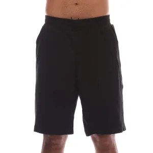 Emporio Armani Heren Katoenmix Logo Shorts (Zwart)