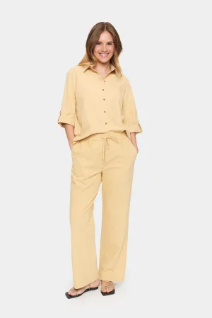 Casual broek Regular fit Croissant yellow