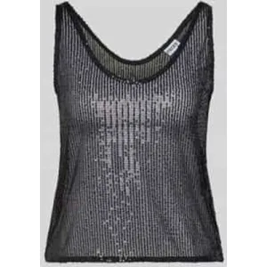 Pieces Slim fit blousetop met pailletten, model ‘JACK’