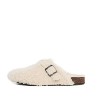 America Today pantoffels in clog stijl ecru