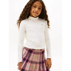 Tommy Hilfiger Shirt met lange mouwen MOCK NECK TOP LS Kinderen tot 16 jaar