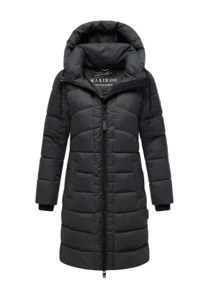 Marikoo dames wintermantel Kaltnäschen met afneembare capuchon
