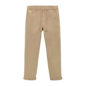 Mango Kids regular casual broek bruin