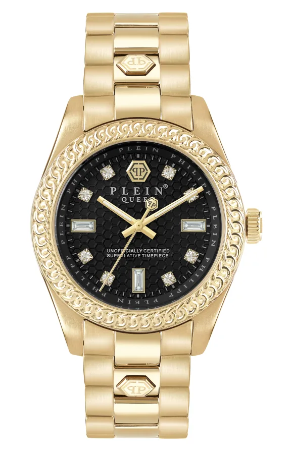 Philipp Plein Queen Dames Gouden Horloge PWDAA0621