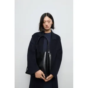 Mango wollen manteljas marine