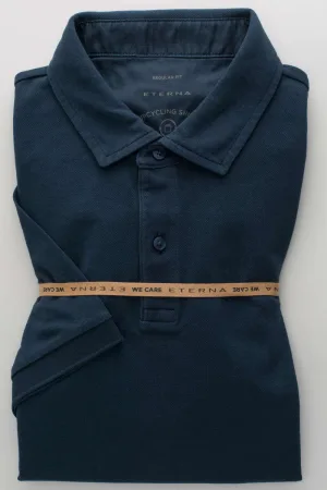 ETERNA Polo shirt Korte mouw donkerblauw