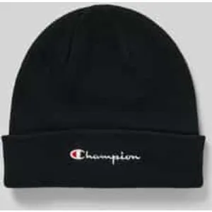Champion Beanie met brede omslag en logostitching