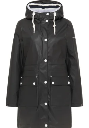 Dreimaster 3 in 1 Regenjas Dames zwart