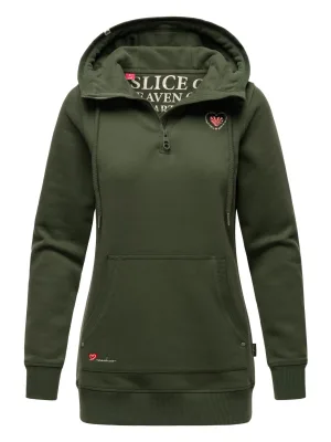 Navahoo dames longsleeve hoodie Zauberelfe – Lang & Comfortabel