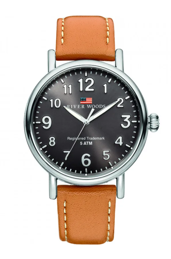 River Woods Sacramento herenhorloge Bruin RW420006